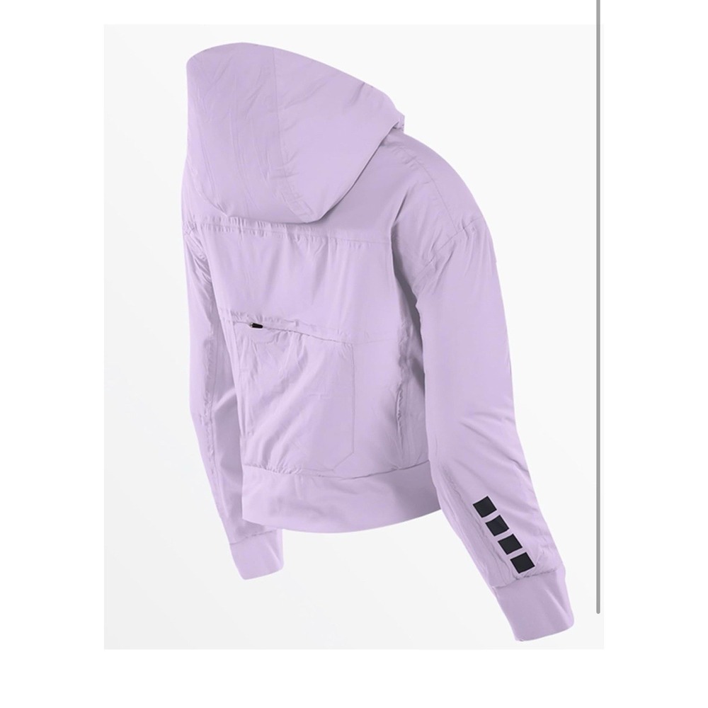 MTV Capelli Sport Women's Medium Track Jacket Zip‎ Lavender Purple Hooded - Picture 4 of 5
